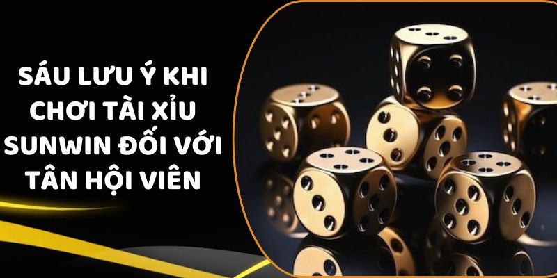 Sáu lưu ý khi chơi tài xỉu Sunwin đối với tân hội viên